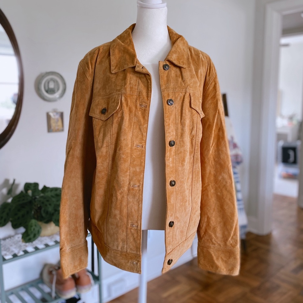Orange Suede Jacket